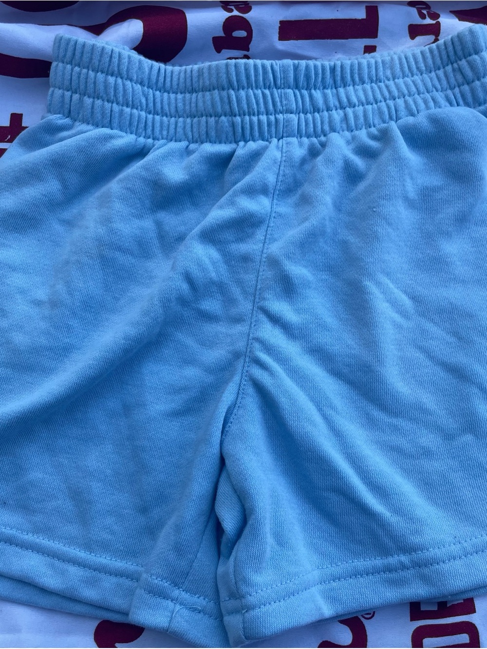 Light nike Blue Cotton Waist kids boys Shorts size 4T pre-owned